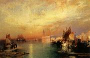 Moran, Thomas Sunset Venice painting